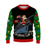America's Navy A Legacy Of Valor Since 1775 Christmas Ugly Sweater