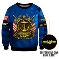 Personalized US Navy Sweatshirt JSTS02