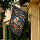 250 Years of American Freedom Garden Flag – Est 1776 Patriotic Decor