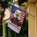 America 250 Years House Flag 1776–2026 – Patriotic Eagle Semiquincentennial Banner
