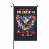 America 250 Garden Flag We The People Patriotic Eagle 250 Years of Freedom 1776-2026