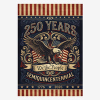 Patriotic Eagle USA 250 Years Independence House Flag