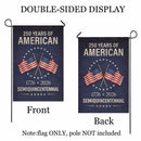 250 Years of America Garden Flag – 1776–2026 Semiquincentennial Decor