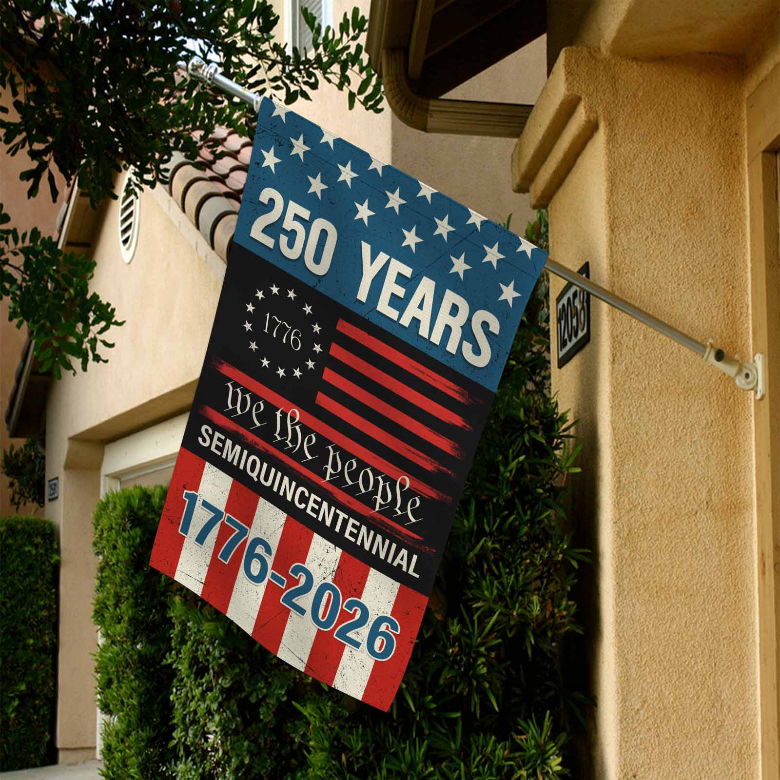 250 Years We The People Garden Flag – America 250 Patriotic Flag 1776–2026