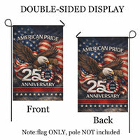 American Pride 250th Anniversary Garden Flag Patriotic Eagle USA 1776-2026 Independence Decor