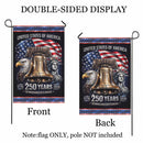 America 250 Garden Flag – United States 1776–2026 Semiquincentennial Anniversary