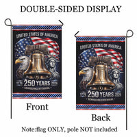 America 250 Garden Flag – United States 1776–2026 Semiquincentennial Anniversary