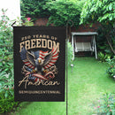 America 250 Patriotic Eagle Garden Flag 250 Years of Freedom Decor