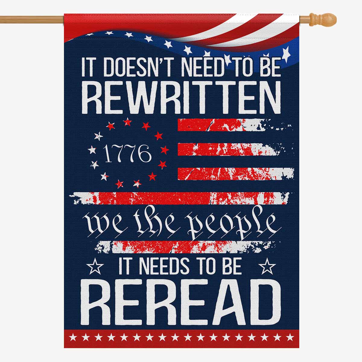 We The People House Flag – America 250 Semiquincentennial Patriotic Flag 1776–2026