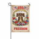 America 250 Garden Flag – Independence Day 1776–2026 Liberty Bell Freedom