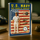 Custom Acrylic Plaque with Service Dress White Uniform