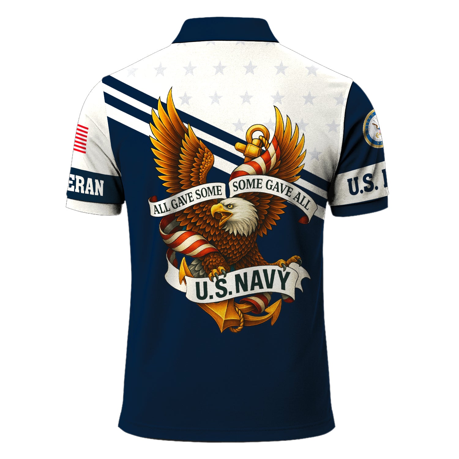 US Navy Veteran Polo Shirt – All Gave Some, Some Gave All Polo Shirt
