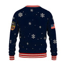 US Navy 250 Anchored In Christmas Spirit Christmas Ugly Sweater