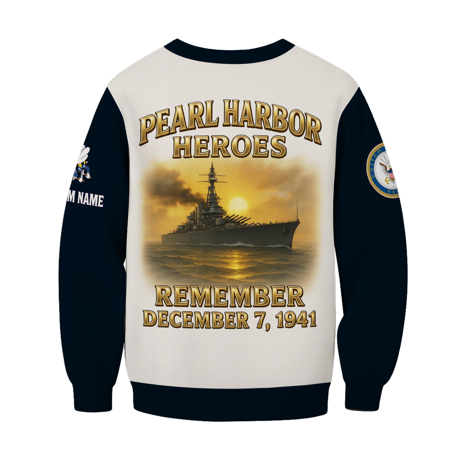 Personalized US Navy Sweatshirt JSTS04