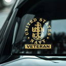 US Navy Veteran Custom Ranks/Insignia Stickers