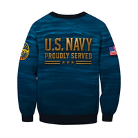 Personalized US Navy Sweatshirt TSTS03