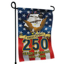 US Navy 250 Years Of Service Garden Flag Twin-Side Printing