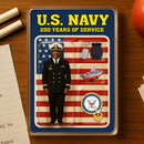 Personalized Acrylic Plaque with Chief Service Dress Uniform