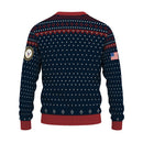 Personalized US Navy Christmas Ugly Sweater TUST13
