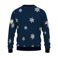 US Navy 250th Anniversary Christmas Ugly Sweater