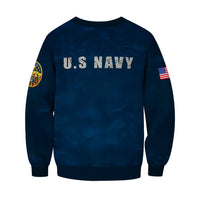 Personalized US Navy Sweatshirt TSTS02