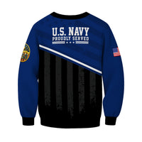 Personalized US Navy Sweatshirt TSTS01
