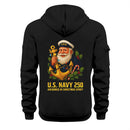 Personalized US Navy Quater Zip Hoodie JQZ07