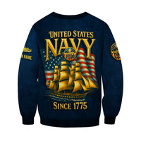 Personalized US Navy Sweatshirt JSTS08