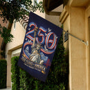 America 250 Garden Flag Statue of Liberty 250 Years of America 1776-2026 Patriotic Yard Decor