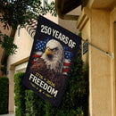 250 Years of Freedom House Flag – 1776–2026 Patriotic Eagle