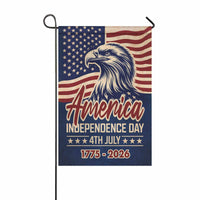 4th of July 250th Anniversary Garden Flag – 1776–2026 Independence Day Decor