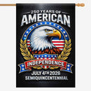 America 250 Garden Flag Patriotic Eagle Independence July 4th 2026 USA Decor