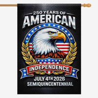 America 250 Garden Flag Patriotic Eagle Independence July 4th 2026 USA Decor