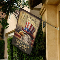 We The People 1776–2026 Garden Flag Patriotic Eagle Freedom Decor