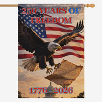 America 250 House Flag ΓÇô 1776ΓÇô2026 Declaration of Independence Anniversary