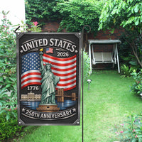 USA 250th Anniversary Garden Flag Patriotic Liberty American Flag Decor