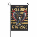 America 250 Patriotic Eagle Garden Flag 1776-2026 Freedom Decor