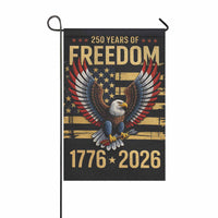 America 250 Patriotic Eagle Garden Flag 1776-2026 Freedom Decor