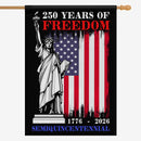 US 250th Anniversary House Flag – 250 Years of Freedom Liberty Flag 1776–2026