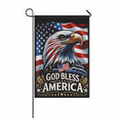 God Bless America Garden Flag Patriotic Eagle USA Decor