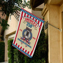 America 250th Semiquincentennial House Flag Liberty Bell Patriotic USA 1776-2026 Independence Banner