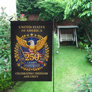 United States 250 Anniversary Garden Flag – 1776–2026 Patriotic Decor