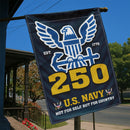 US Navy Est 1775 Not For Self, But For Country Garden Flag Twin-Side Printing
