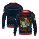 Personalized US Navy Christmas Ugly Sweater TUST13