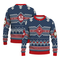 Personalized US Navy Christmas Ugly Sweater TUST09