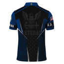 US Navy Veteran Polo Shirt – Bold Crest & Custom Rank Tribute Edition
