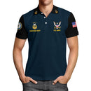 US Navy Polo Shirt – Custom Rank & Text