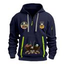 Custom US Navy Ranks Quarter Zip Hoodie TQZ04