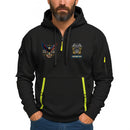 Personalized US Navy Quater Zip Hoodie JQZ05