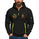 Personalized US Navy Quater Zip Hoodie JQZ03